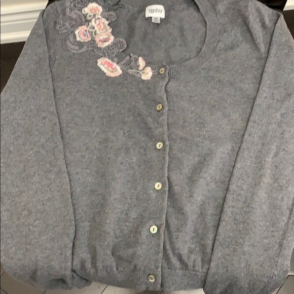 Lot 2 cardigans grey pin up style and magenta - Picture 9 of 16